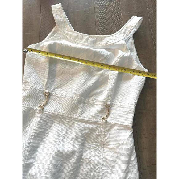 Vineyard Vines For Kentucky Derby White Textured Mini Dress Women’s size 6 - Picture 9 of 12